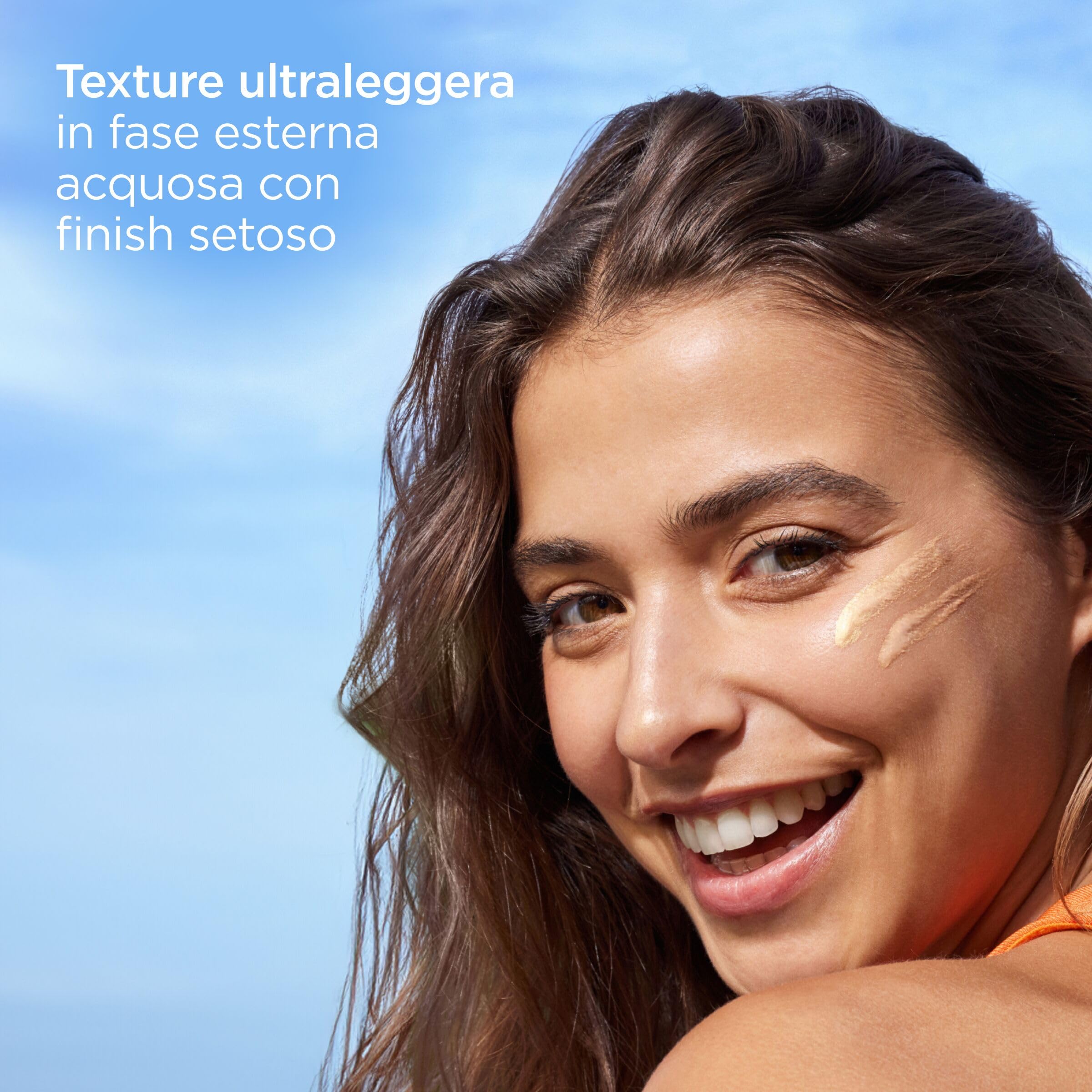 ISDIN Fotoprotector Fusion Water MAGIC Glow (50 ml) | Crema Solare Viso con Effetto Illuminante Glow | Leggera e Fase Esterna Acquosa