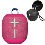 Ultimate Ears WONDERBOOM 4 Wireless Portable Waterproof Bluetooth Speaker&comma; Hyper Pink &vert; Bigger&comma; Bassy-er 360 Degree Sound&comma; Outdoor Boost&comma; Podcast Mode &vert; with Signature Series Shockproof Case