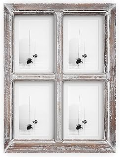 Barnyard Designs 4x6 or 5x7 Collage Picture Frames, 4 Photo Openings w/M...