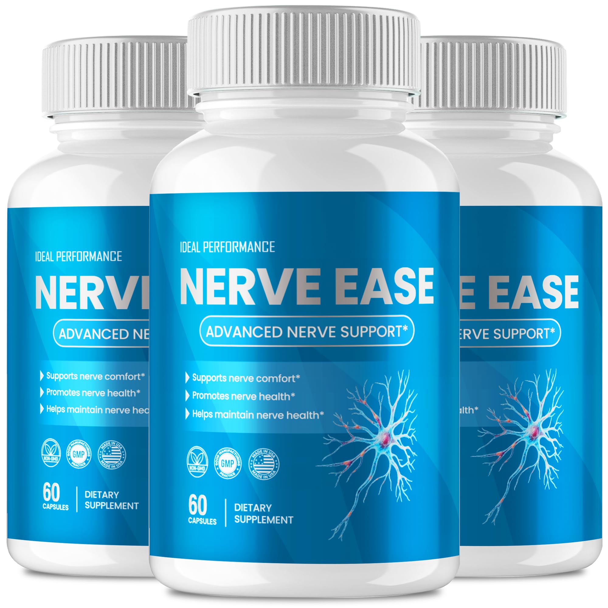 Nerve Ease for Neuropathy, Official Nerve Ease Supplements Pills, Maximum Strength, Advanced Nerve Health Support Pills, All Natural Health & Wellness Support Formula, NerveEase Reviews — Amazon image 9