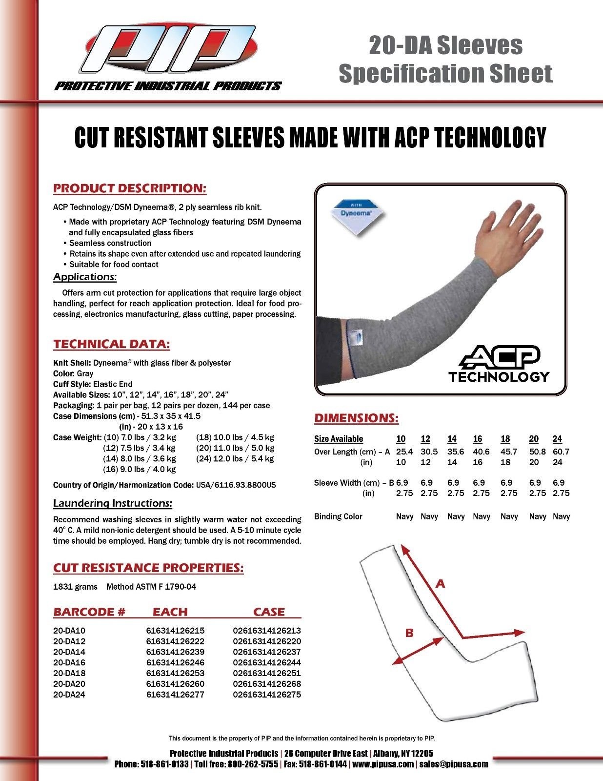 PIP 20-DA18TO ACP Technology 18
