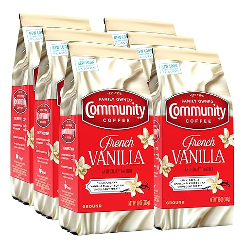 Miniatura 27 de Community Coffee Southern Pecan Praliné con sabor a praliné, 12 onzas, molido de tostado medio, 12 onzas (paquete de 1)