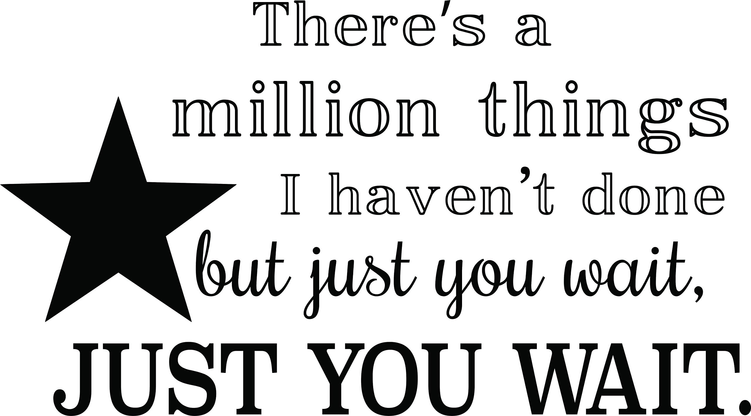 Hamilton Musical Wall Decal - Vinyl Sticker / Décor - 20"x12"