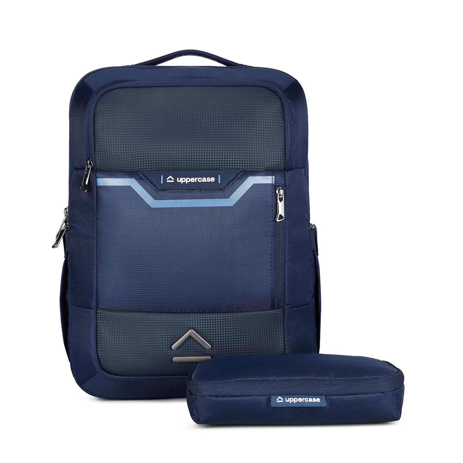 uppercase Edge Alphatech Padded 15.6" Laptop & iPad Compartment Pro Backpack for Men & Women - 2 Compartments Snaplift Tech, Dual Bottle Holders Side Passport Pocket Tech Pouch, Trolley Sleeve-picture-53