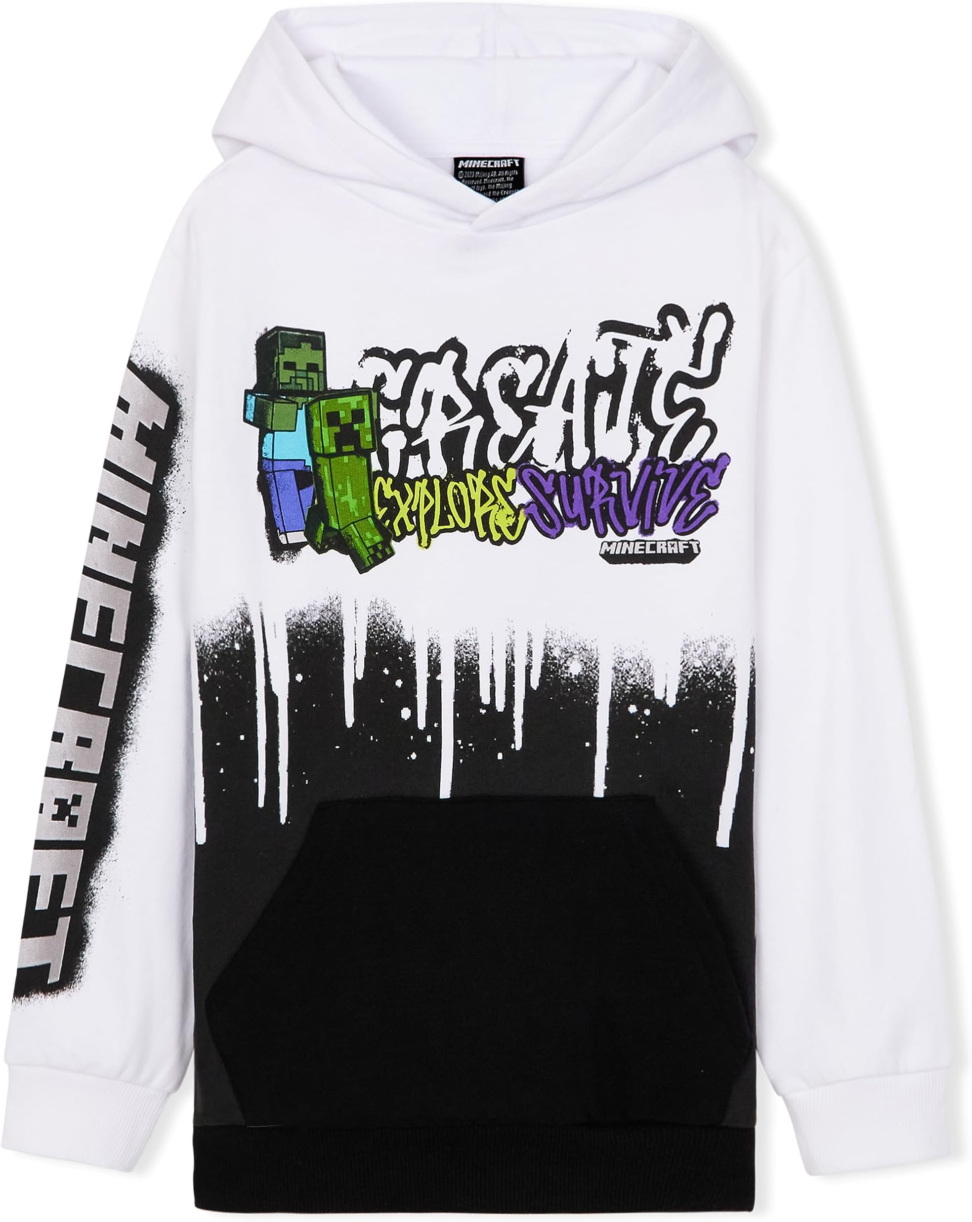 MinecraftHoodie for Boys and Teenagers - Creeper Boys' Hoodies 5-14 Years - Gaming Gifts for Boys
