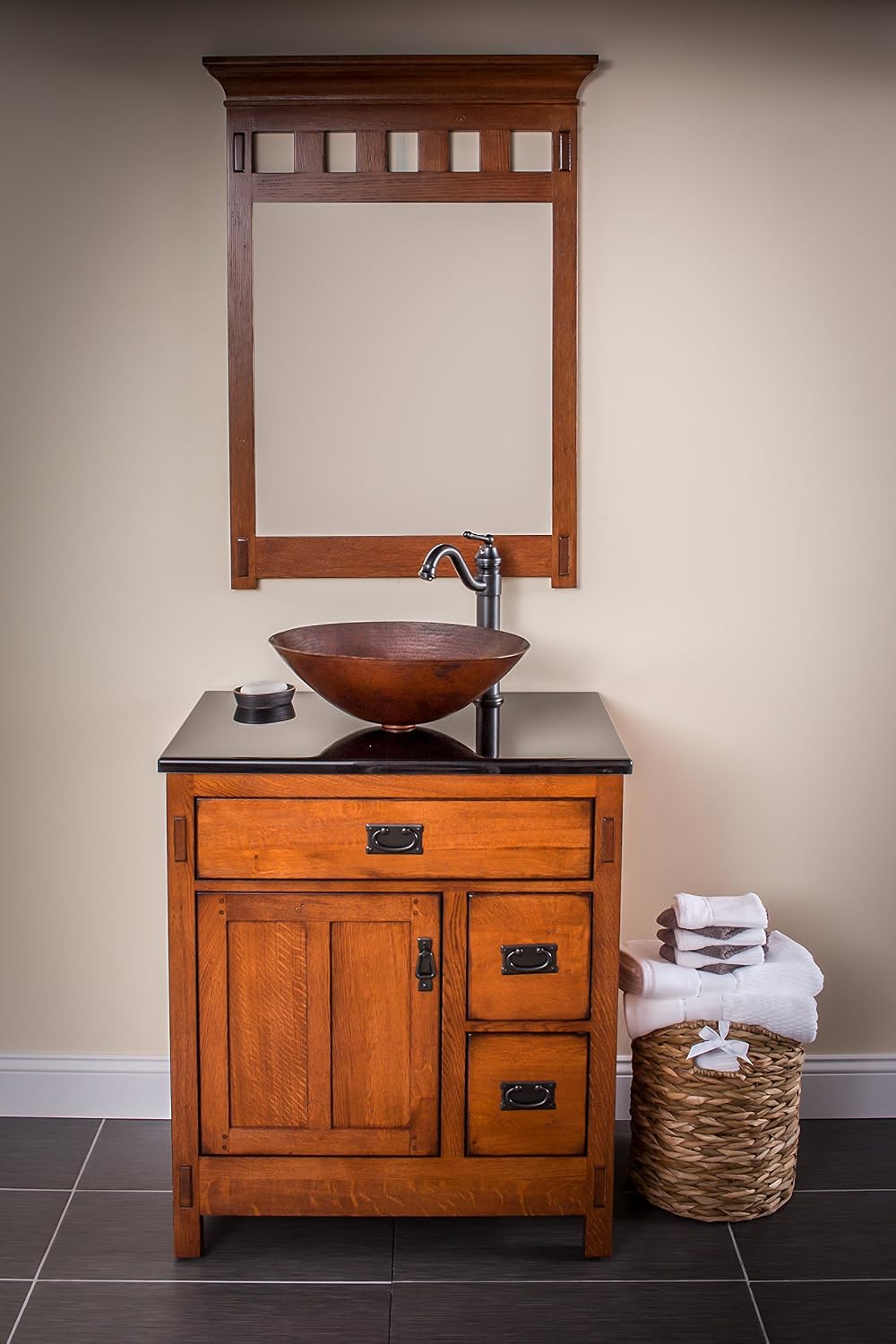 Best Deal 🛒 Novatto BILBOA Copper Vessel Sink Set, Oil Rubbed Bronze