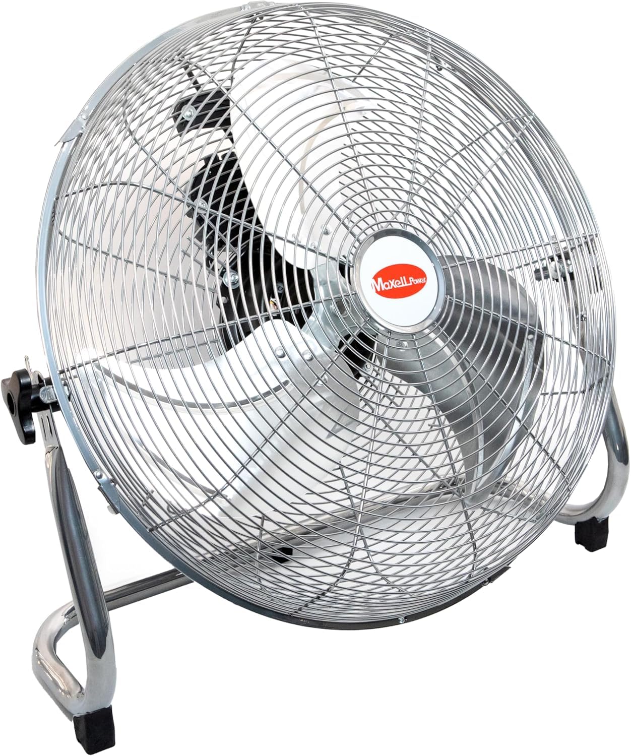 MAXELLPOWER VENTILADOR INDUSTRIAL DE SUELO SOBREMESA 100W 3 VELOCIDADES PARRILLA ASPAS METAL 18" PULGADAS CALIDAD (VENTILADOR SUELO INDUSTRIAL 100W)