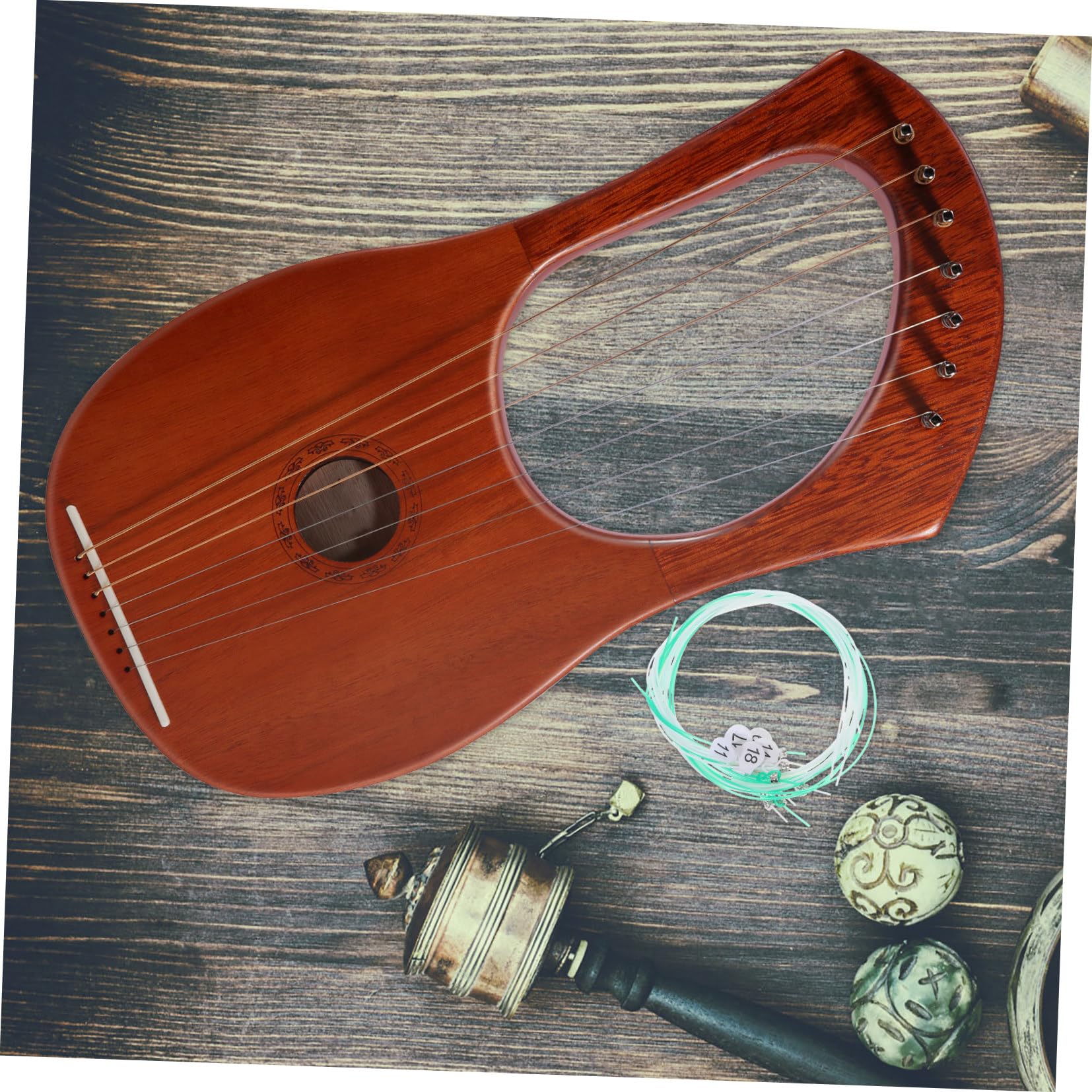 BESTonZON 5juegos Cuerdas De Arpa De Nylon Para Reemplazo De Cuerdas Prácticas y Duraderas Accesorios Para Instrumentos Musicales Para Aprendices y Músicos