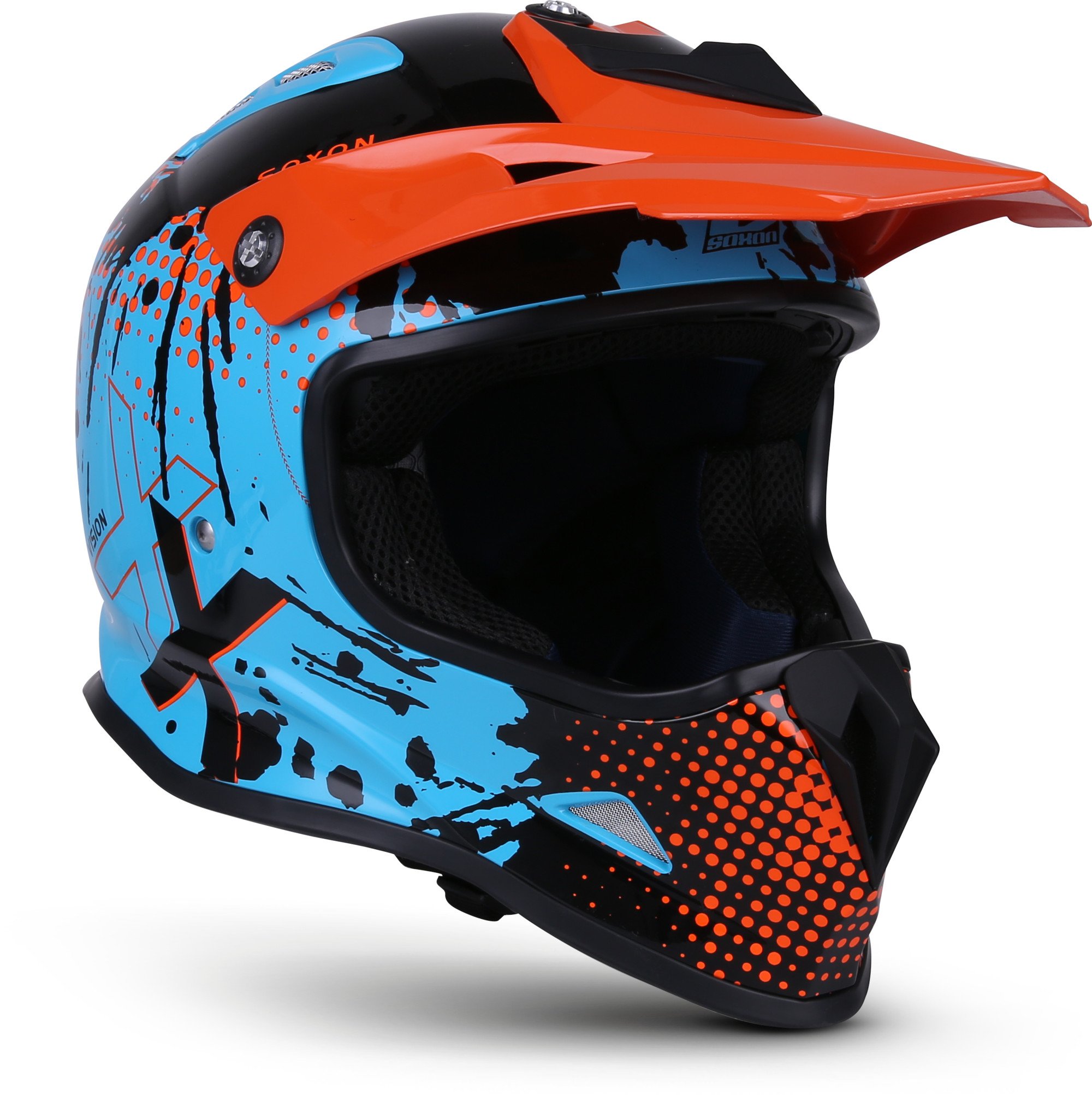 Soxon SKC-33 Casque de Cross pour Enfant