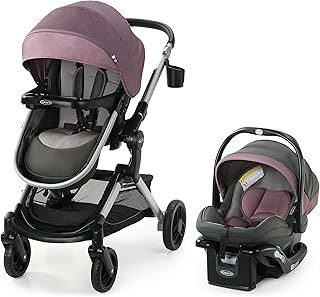 graco purple stroller and carseat