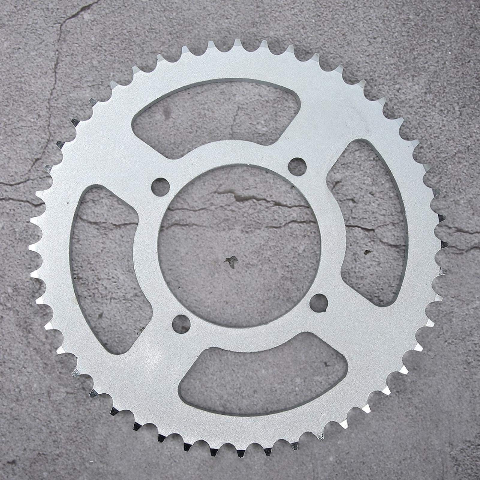 Yctze 48 denti 76mm 428 catena in alluminio corona dentata adatta per 250cc pit trail dirt bike motorcros catena a rulli pignoni kit pignoni