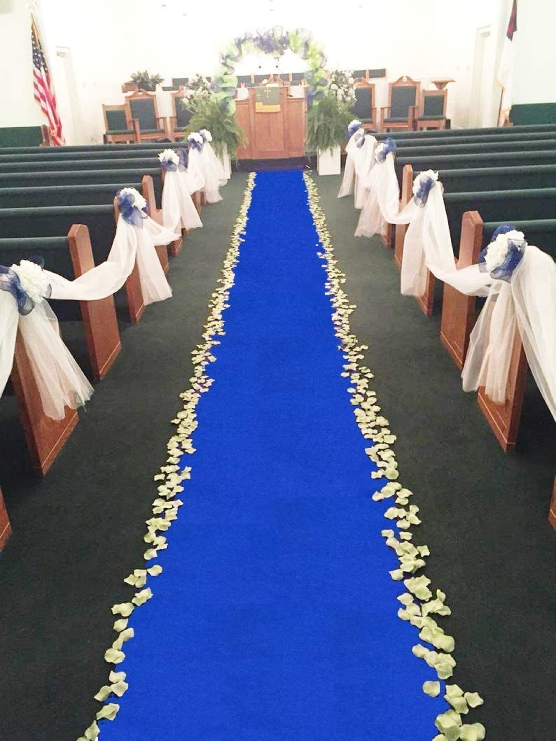 Shanno Carpet Stair Carpet 4 ft x 50 ft Party Decoration Fabric Carpet Floor Runner &Function, Awards Night Party Item