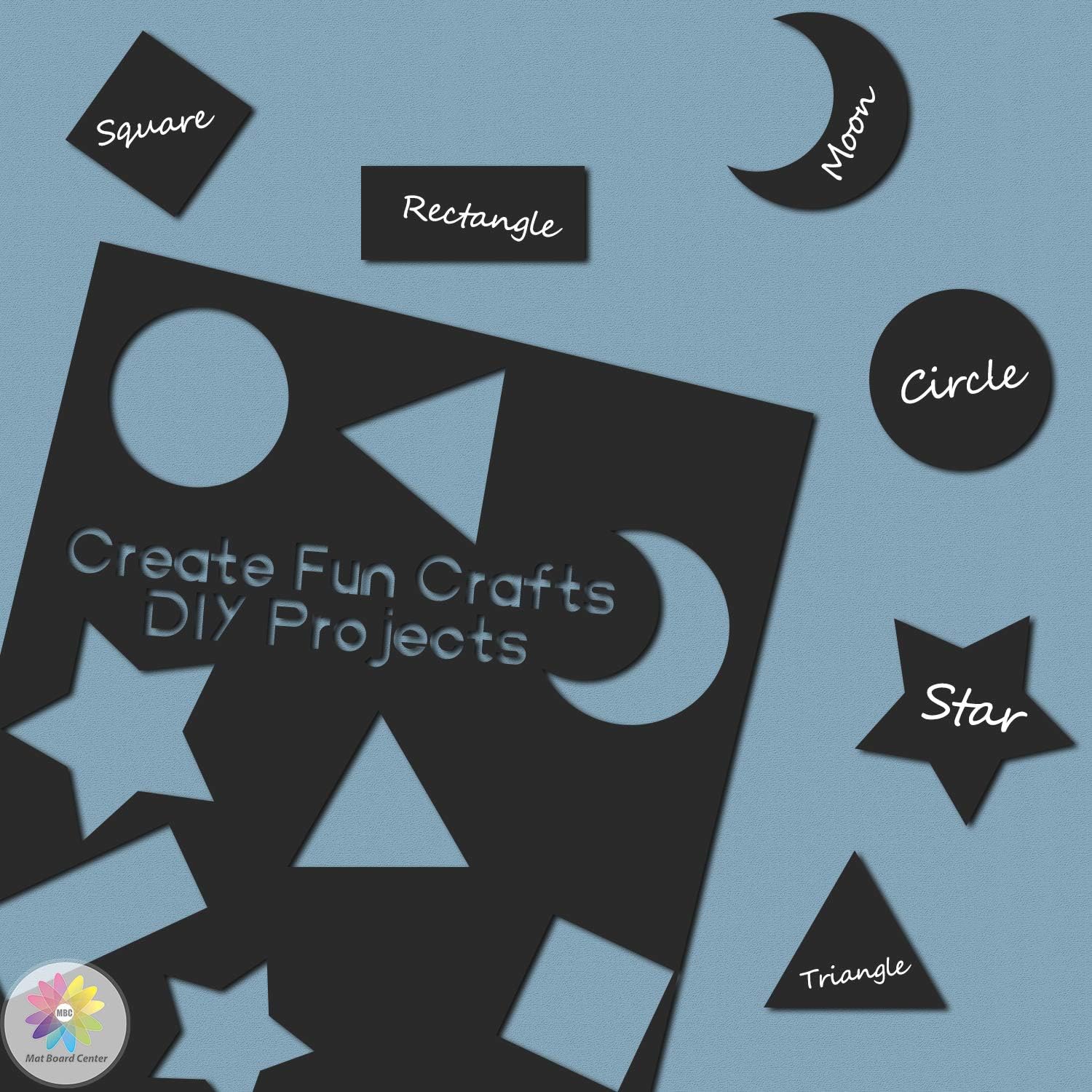 Mat Board Center, 10 Pack 20x24 Black Uncut Mat Boards/Backing Matt Boards for Crafts, Frames, Photos and More - Image 6