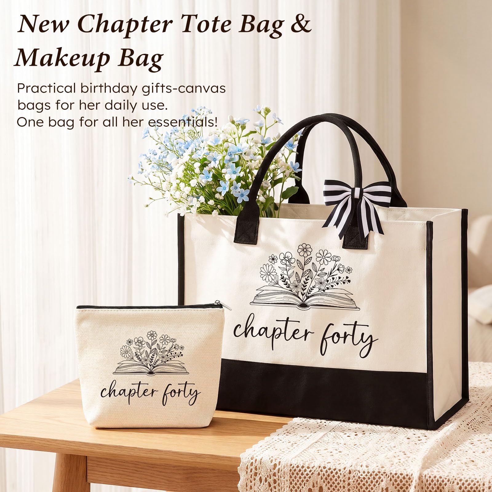Giftota 40th Birthday Gifts Women, 40 Year Old Birthday Gifts for Women Happy 40th Birthday Gift for Women Gifts for 40th Birthday Woman Cool 40th Birthday Gift for Her New Chapter