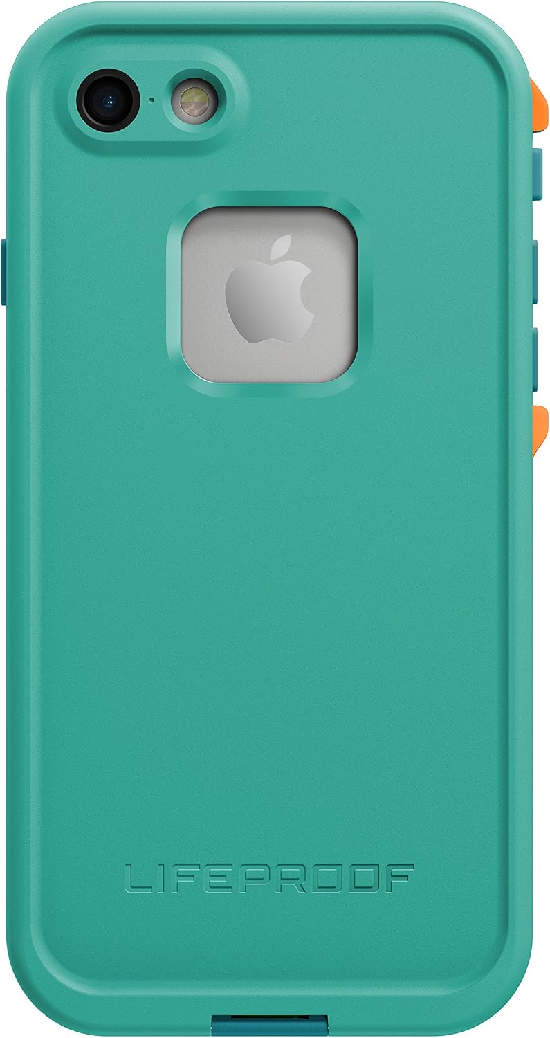 Lifeproof FRĒ SERIES Waterproof Case for iPhone 7 (ONLY) - Retail Packaging - SUNSET BAY (LIGHT TEAL/MAUI BLUE/MANGO TANGO)