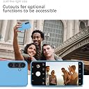 YATWIN Silicone Back Case for Samsung Galaxy S24 Plus, Soft-Touch Phone Back Cover for Samsung Galaxy S24 Plus - Sky Blue gallery image