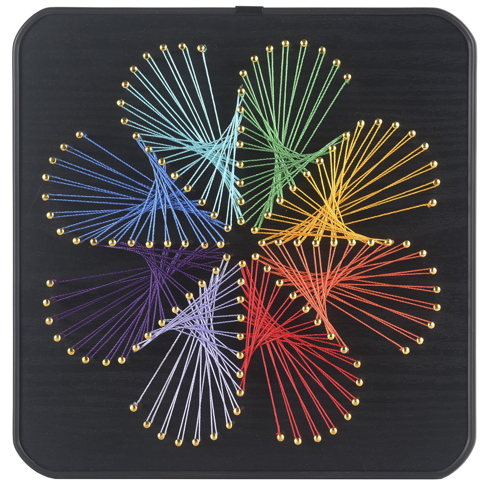 CraftMelonMelon 3D Adults String Art DIY Craft Project Teenager Kits for Kids Unique Gift（Geometry Windmill 8 inches * 8 inches…