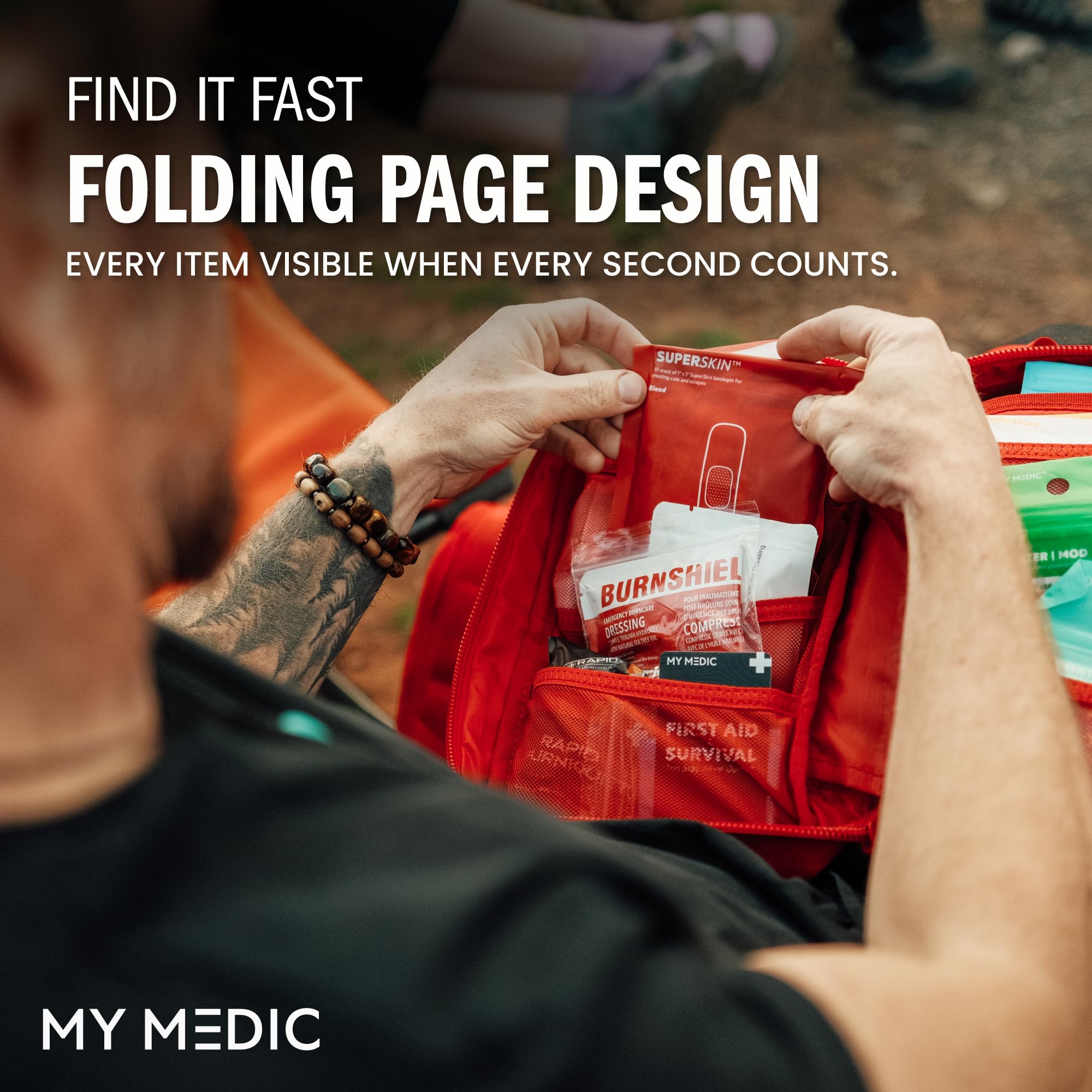 MY MEDIC MyFAK PRO - Kit táctico de trauma IFAK y kit de primeros auxilios con torniquete, artículos HSA FSA, fabricados en Estados Unidos, suministros médicos de combate, paquete de trauma y bolsa
