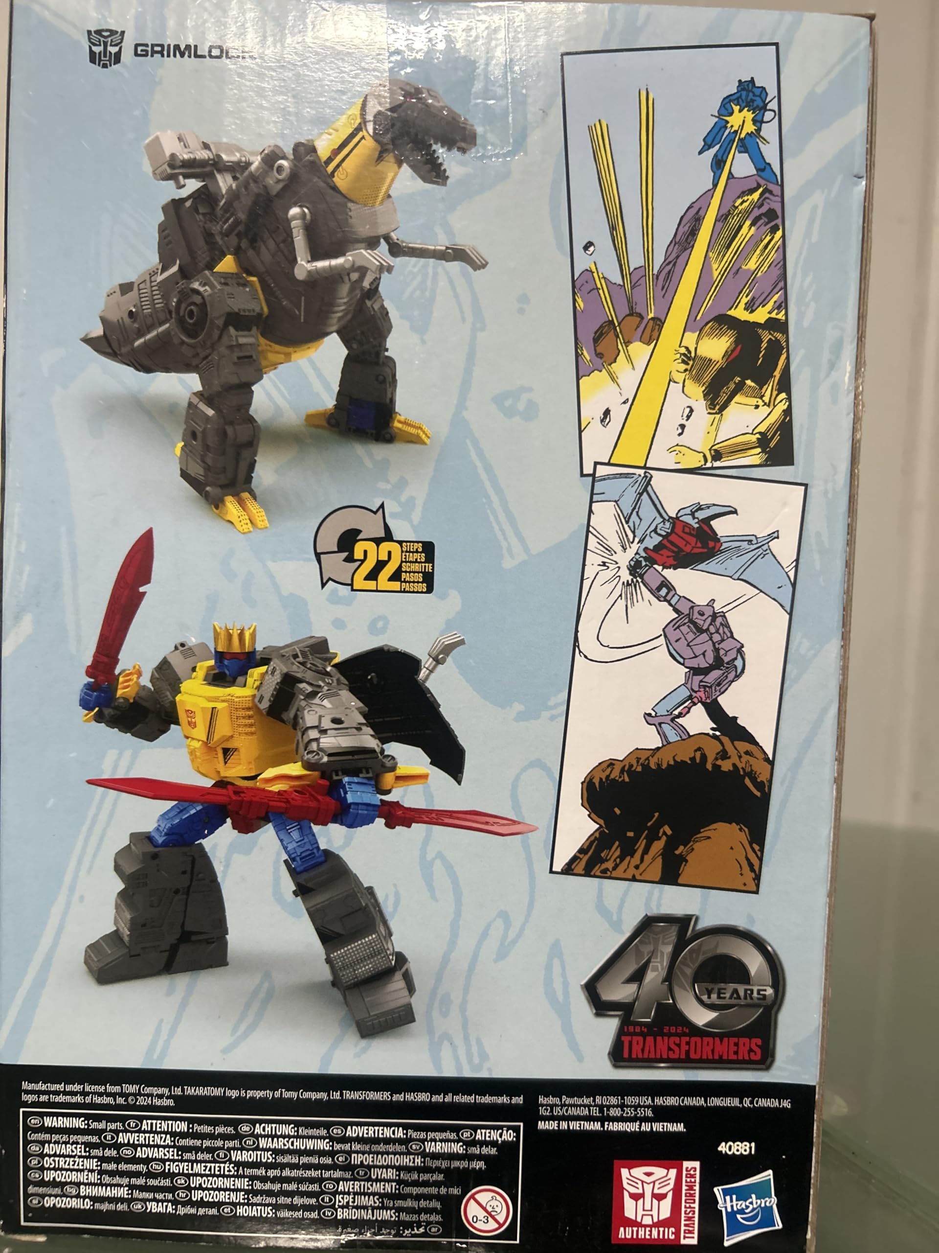 Amazon.com: Transformers Generations Comic Edition Grimlock 8.5