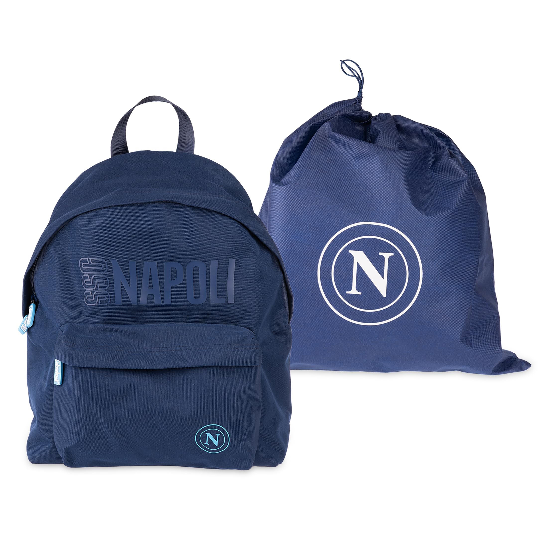Colourbook - Zaino Tempo Libero Napoli, Logo in Rilievo, 25 Litri
