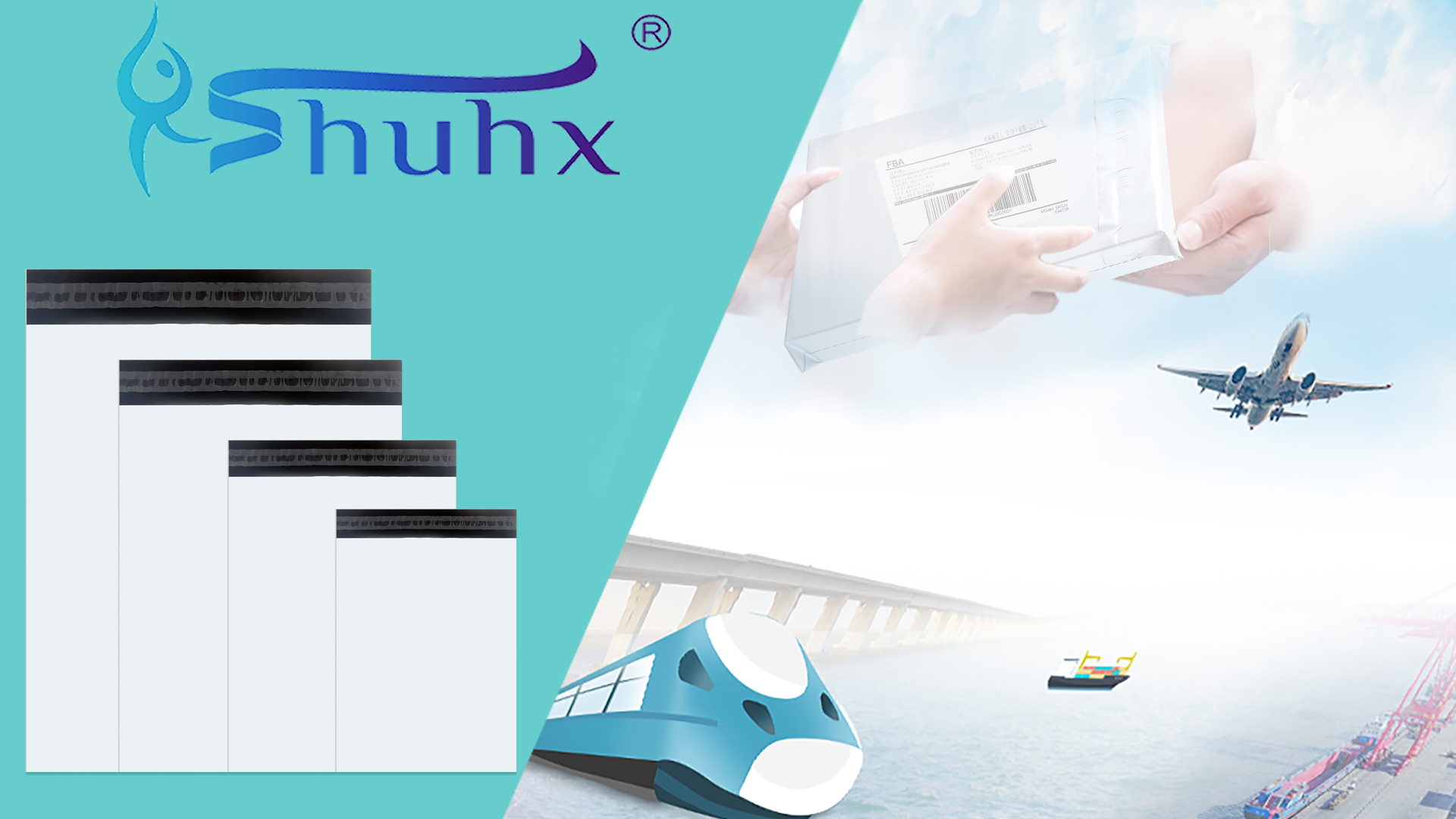 Buste Per Spedizione 120 Micron - 50 Pezzi, 4 Misure, Autoadesive, Per Vestiti E Pacchi