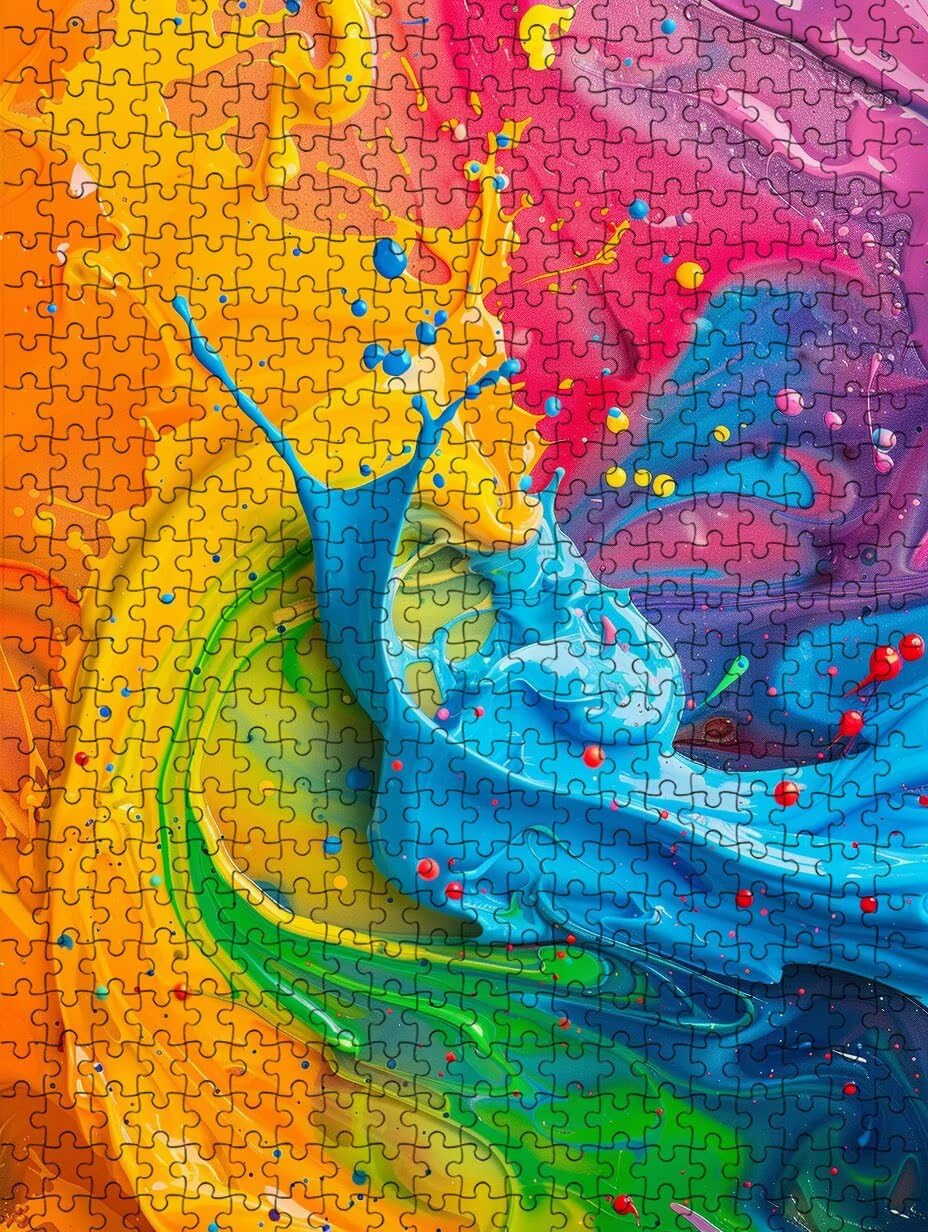 Puzzle 6000 Teile, Farbenfarbe Puzzle Erwachsene 6000, Klassische Puzzles, Puzzlespiele für Die Ganze Familie, Geschicklichkeitsspiel, Mit Schöner Verpackung, Dekoration Puzzles und Geschenke FNKL3152