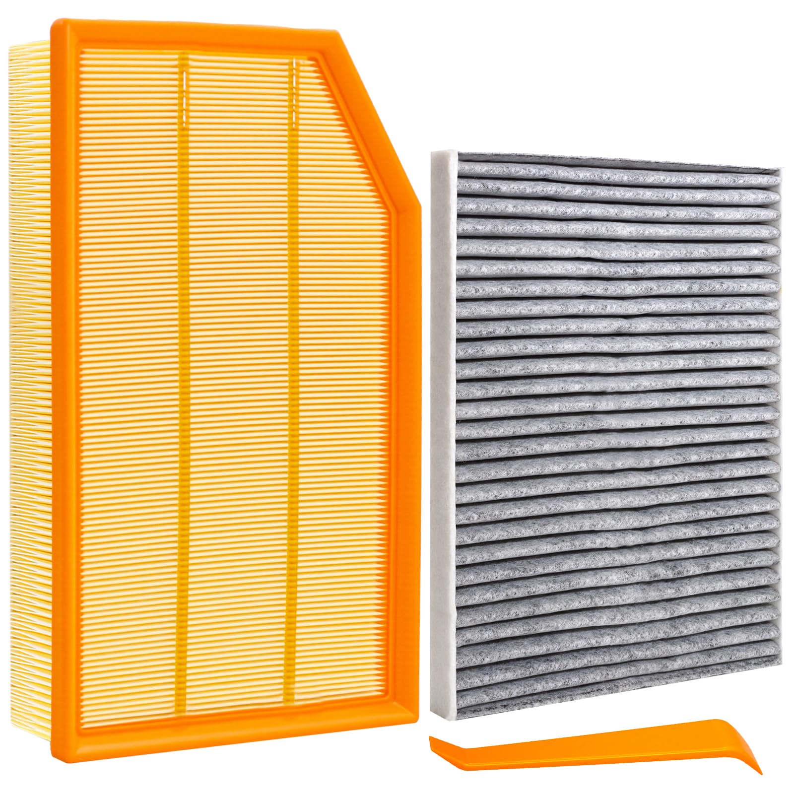 CF12450 Engine &amp; Cabin Air Filter Kit Replace CF12450 CA12373 | Compatible with Jeep Gladiator 2020-2024 Wrangler JL 2018-2024 2.0L 3.6L Gas Maintenance Set