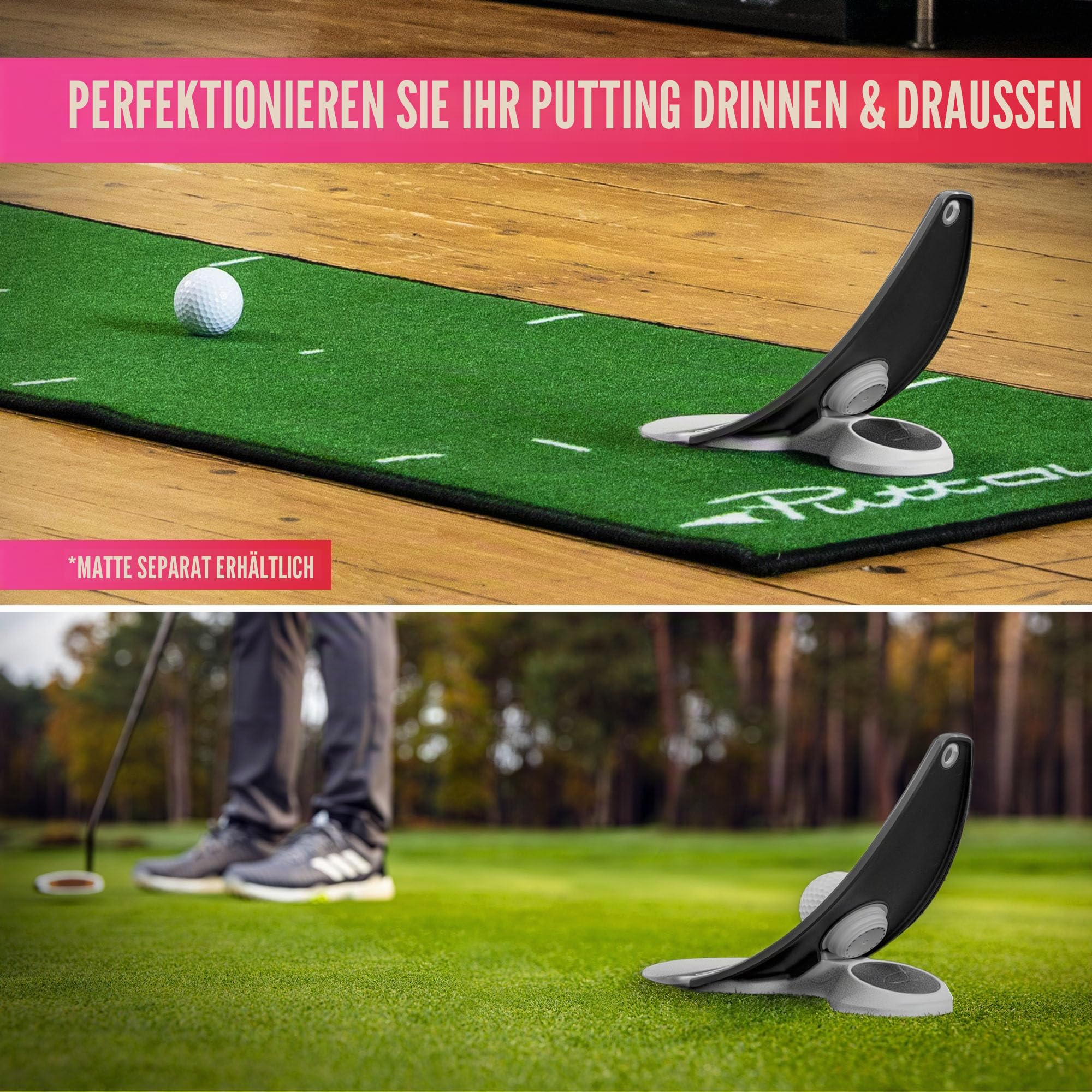 PuttOut Hochwertiger Puttertrainer, perfekt für Ihren Golf