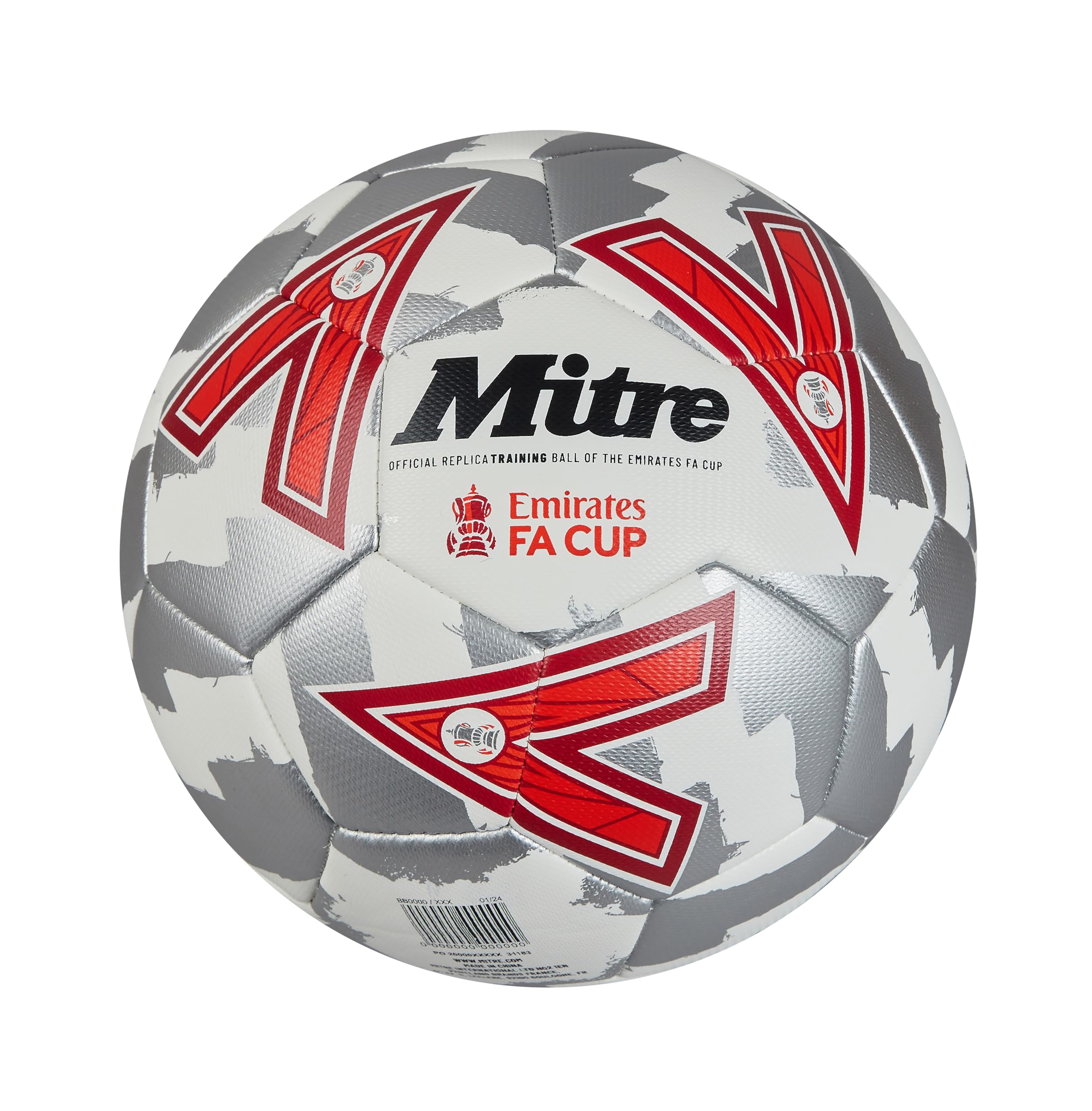 Mitre Training FA Cup Football | High Performance Training Ball | Extra Durable Design Football