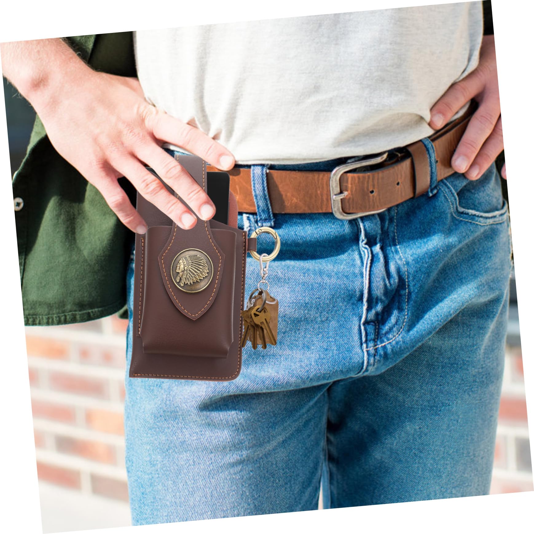 VANZACK 3stücke Multifunktionale Laufgürtel Bauchtasche Für Verstellbare Hüfttasche Pu Für Outdoor-aktivitäten Leicht Und Praktisch Für Handy Und Wertsachen