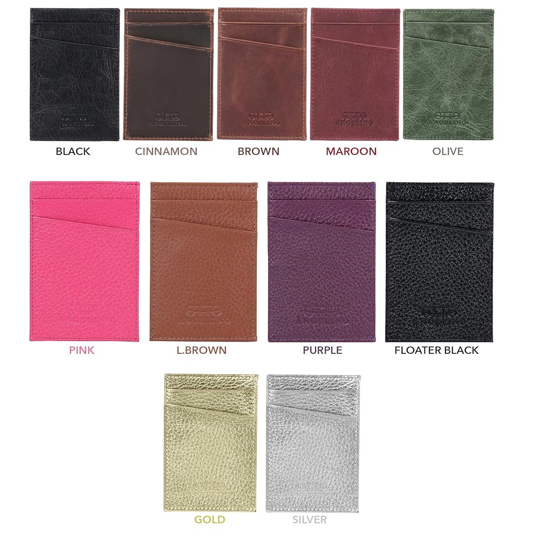 Buy Otto Angelino Genuine Leather Wallet - Bank Cards, Money Buy Otto Angelino Genuine Leather Wallet - Bank Cards, Money