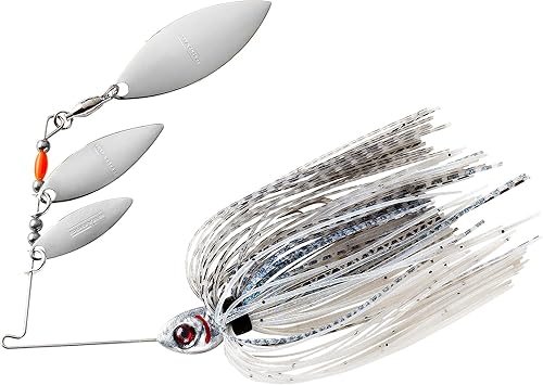 Miniatura 3 de Booyah Shad Blade-Bait - Señuelo de pesca, brillo de perlas, mini sábalo (316 oz)