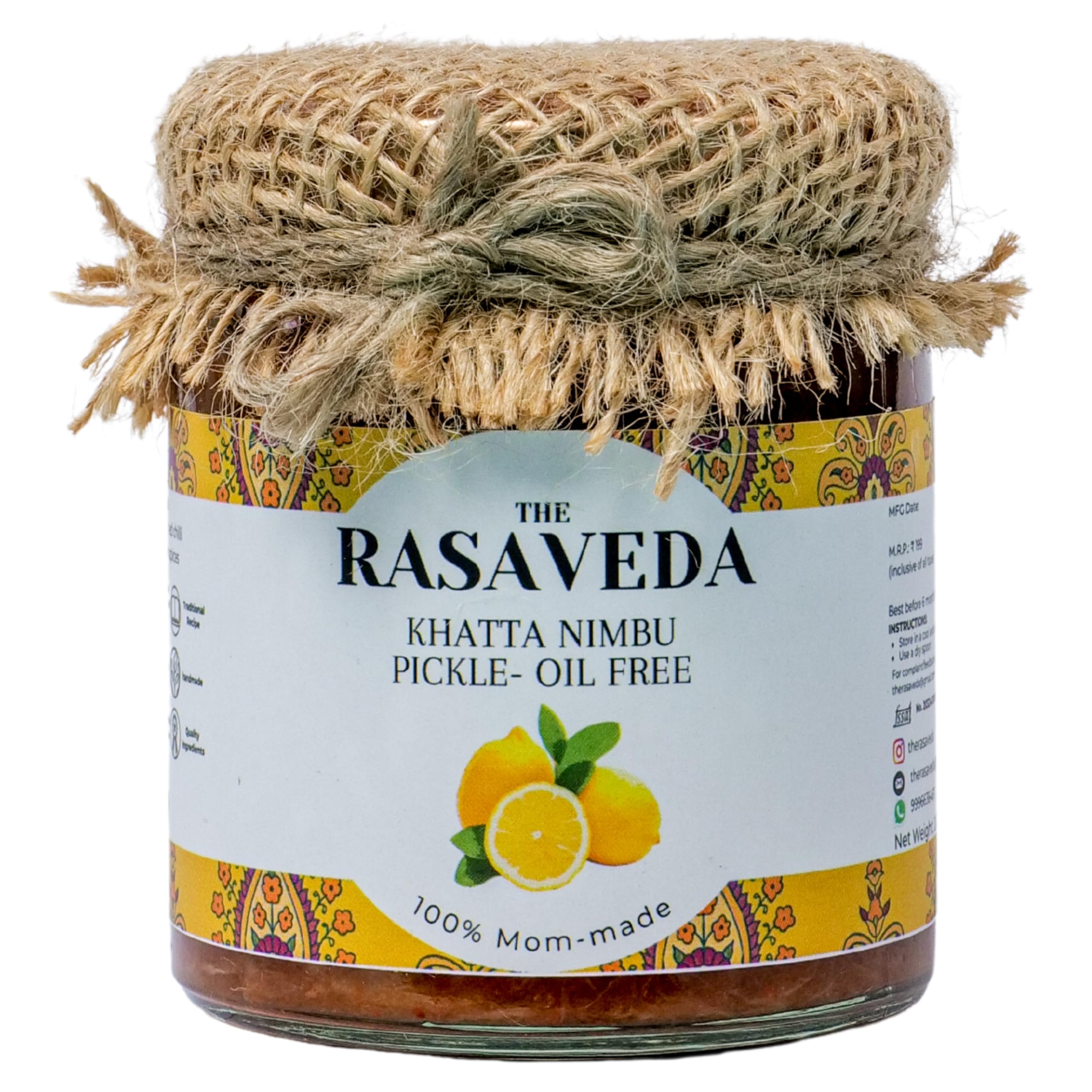 The Rasaveda Lime Pickle in Mustard Oil 500 Grams (B0D72XR7FN) Amazon Price History, Amazon Price Tracker