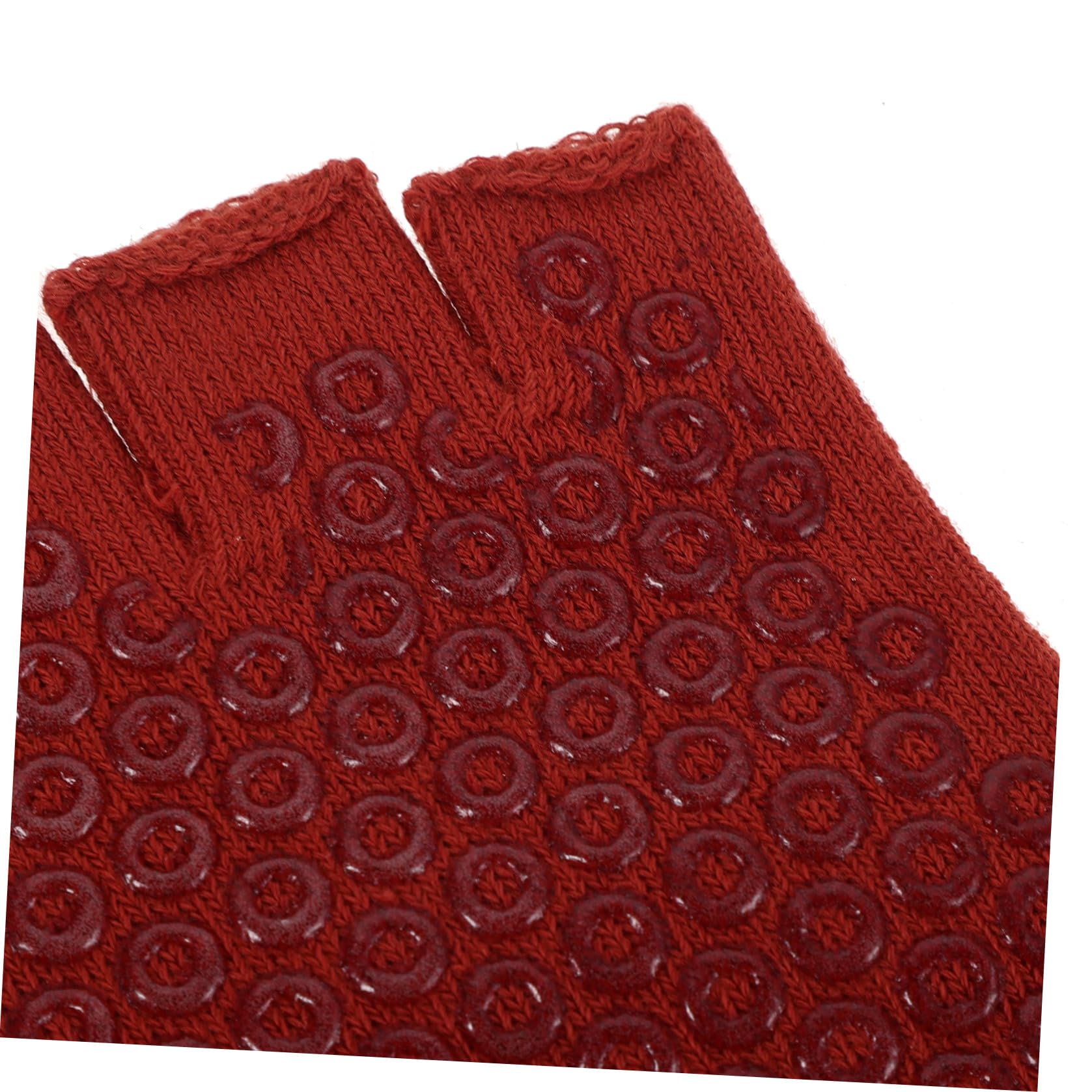 TOYANDONA Guanti da Yoga Antiscivolo Mezze Dita 6 Paia Guanti da Allenamento Palestra senza Dita con Grip Traspiranti per Yoga Aereo Pilates Sollevamento Pesi e Ciclismo