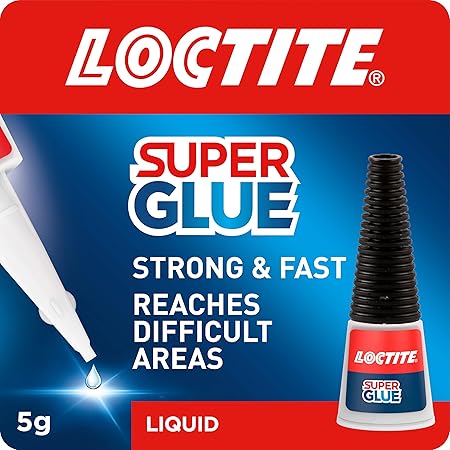 Loctite 1621293 Precision, Strong All Purpose Adhesive for High-Quality, Accurate Repairs, Instant Super Glue for Various Materials, Easy to Use Clear Glue, 1 x 5 g