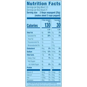 Pop Secret Microwave Popcorn, Movie Theater Butter Flavor, 3.2 Oz Sharing Bags, 6 Ct