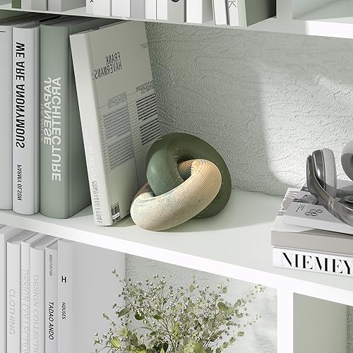 Miniatura 4 de EOSAHR Decoración de nudo de madera de pino bohemio, decoración de eslabones de cadena de madera para mesa auxiliar, estante de libros y mesa