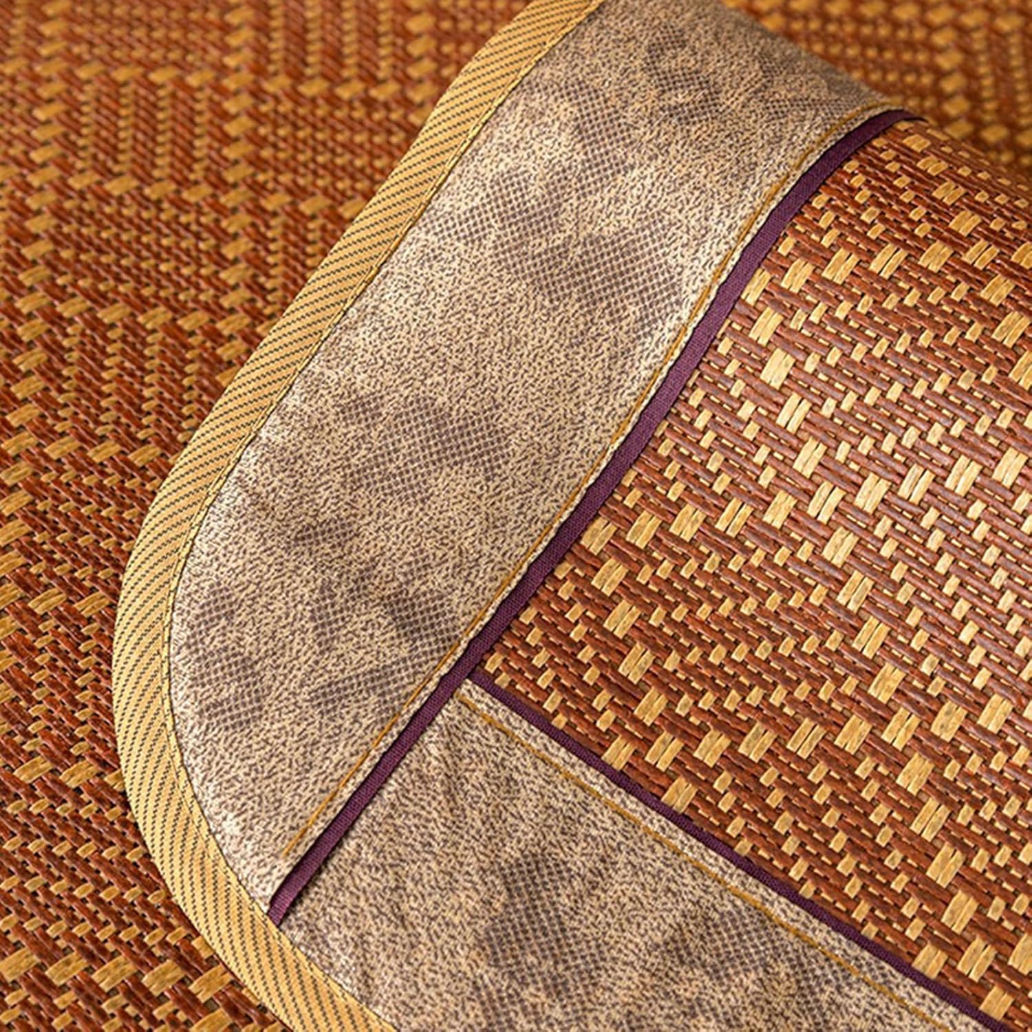 [KUZQIM] 籐シーツ 座布団 冷感 ソファ 冷却マット 暑さ対策 敷きパッド 車用 夏 オフィス カラー8 座布団に敷く 80