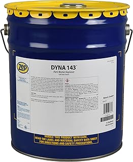 Zep Dyna 143 Parts Washer Solvent - 5 Gallon (1 Bucket) 36635 - Designed for use in Part Washes