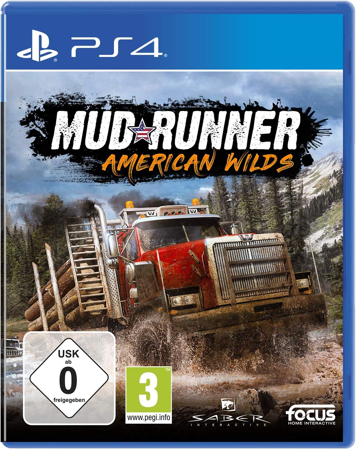 GAME MudRunner - American Wilds Edition, PS4 video PlayStation 4 Basic - GAME MudRunner - American Wilds Edition, PS4, PlayStation 4, Simulation, Multiplayer mode, E (Everyone)
