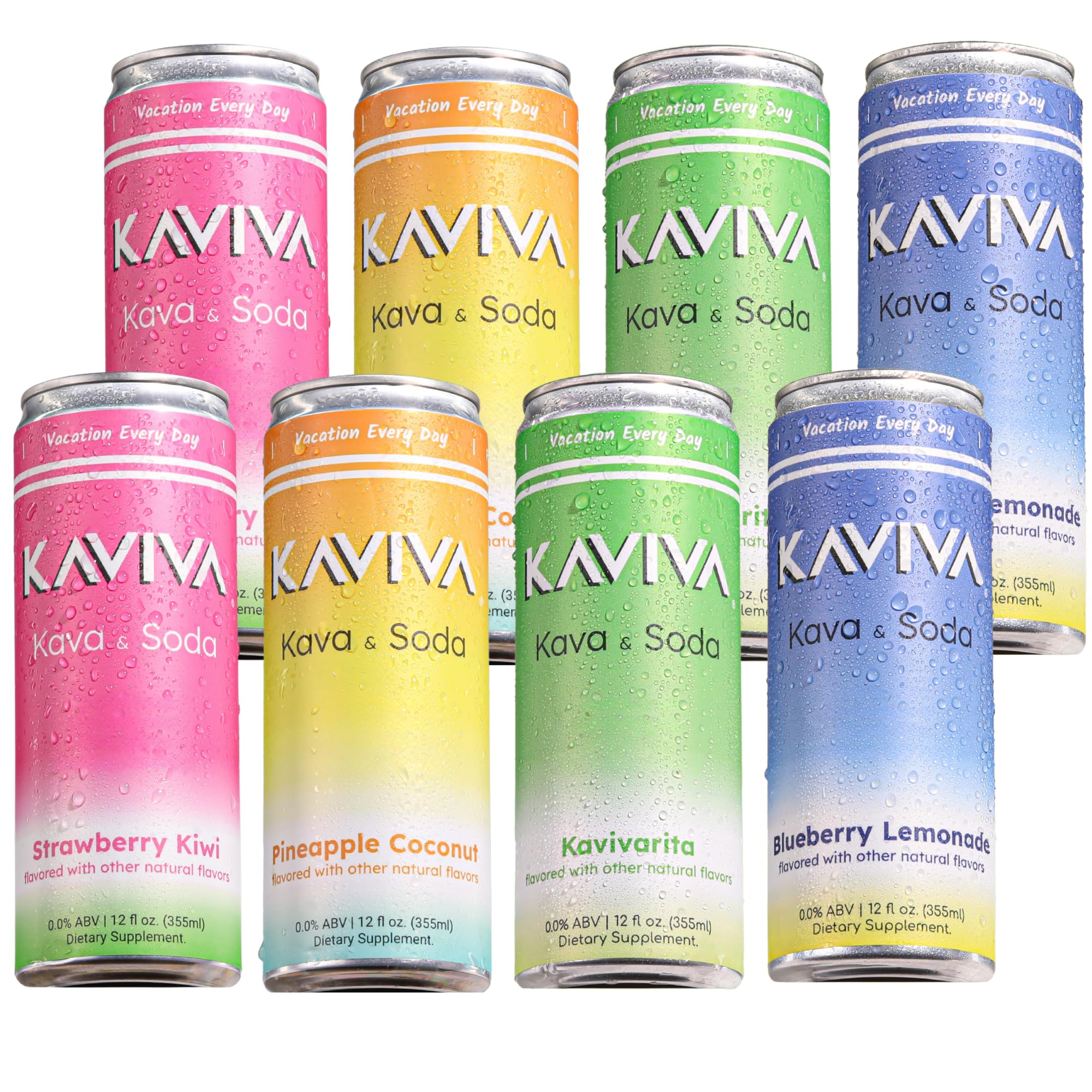 Kaviva | Kava & Seltzer | Relaxation Drink | 50 calories | All Natural | Non-ALC Functional Beverage | Refreshing Alternative | Clean Ingredients — Amazon image 13