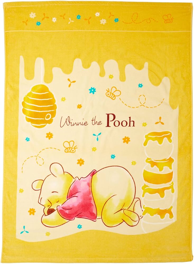 Disney ディズニーくまのプーさん ガーゼ＆パイルケット シングル　お昼寝 Disney ガーゼケット ディズニー くまのプーさん シングル