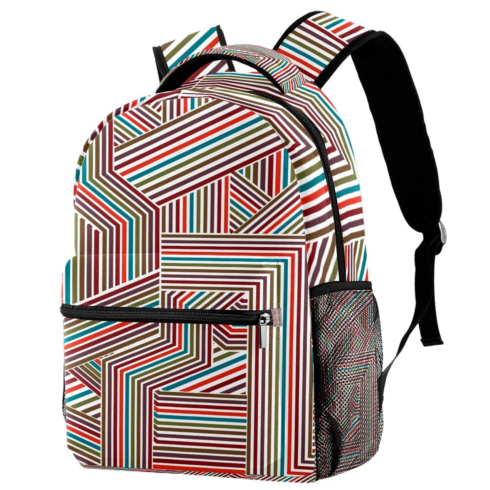 Sac à dos panda en toile grand format au design multicolore 6 - 7