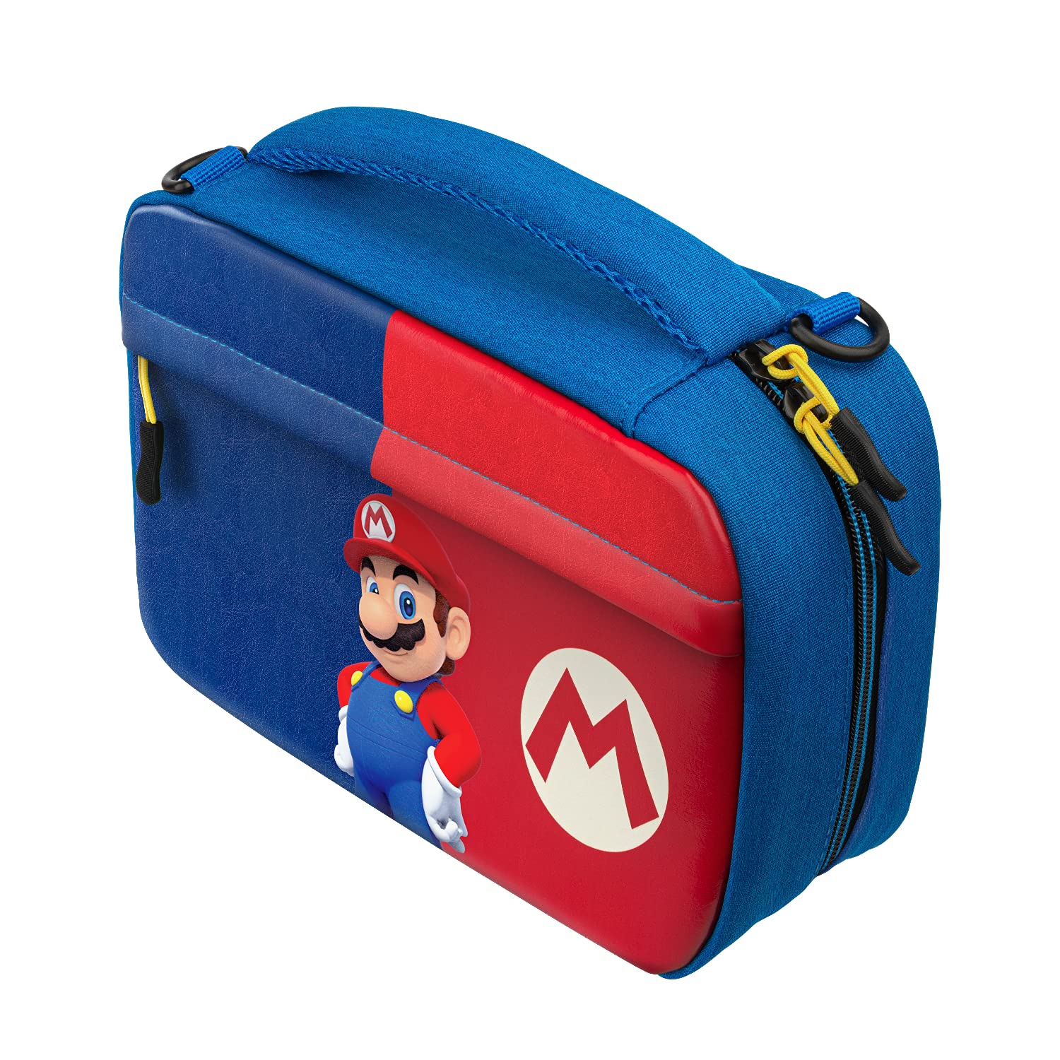 Pdp Gaming Licence Officiel Switch Commuter Case - Mario - Semi-Hardshell Protection - Protective Pu leather - Holds 14 Games And Console - Works avec Switch Oled And Lite - Fine pour Kids / Travel