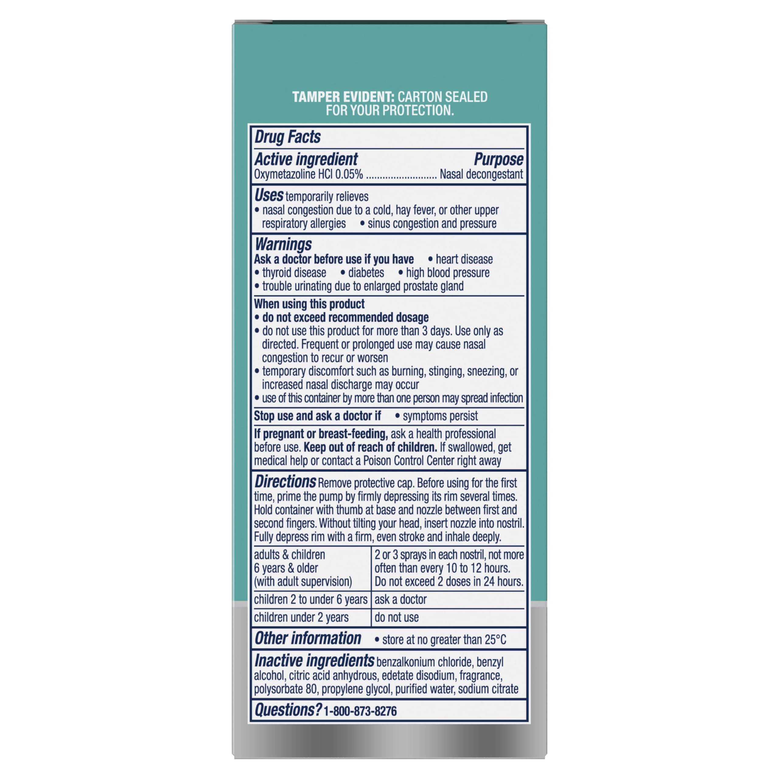 Vicks Sinex SEVERE Nasal Spray with VapoCOOL, Soothing Vicks Vapors, Decongestant Medicine, Relief from Stuffy Nose due to Cold or Allergy, & Nasal Congestion, Sinus Pressure Relief, 265 Sprays — Amazon image 14