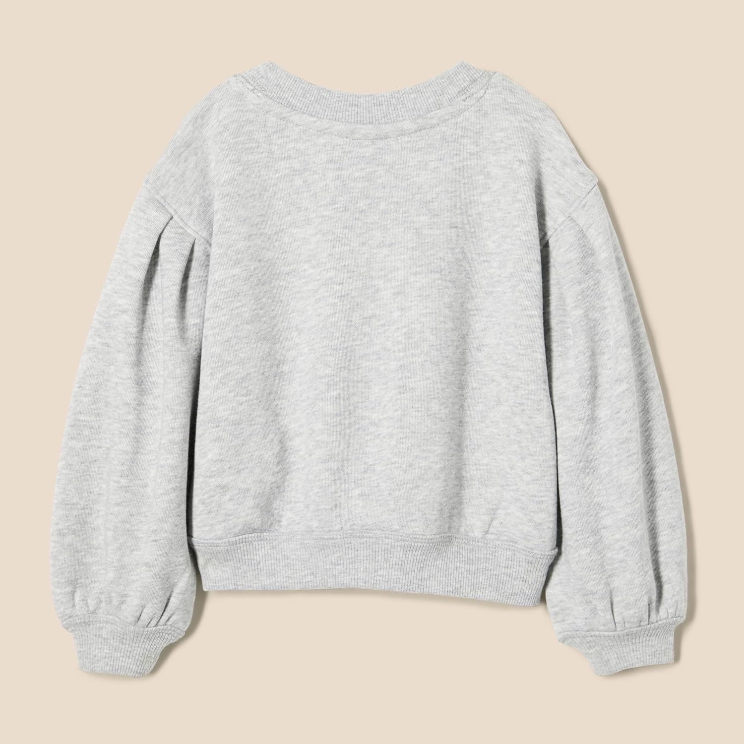 Amazon Essentials Girls and Toddlers' Gathered Sleeve Sweatshirt with Pocket - Image 2