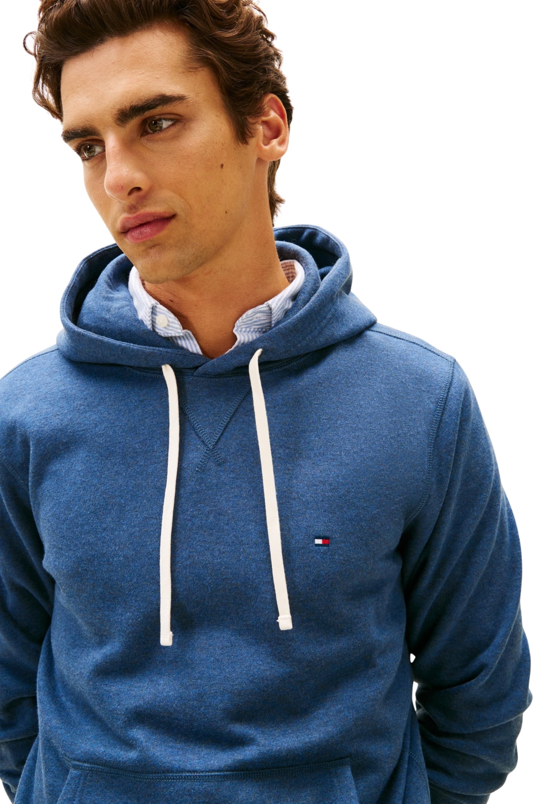 Tommy Hilfiger ESS Seasonal Fleece Hoody Mw0mw39997 Sudadera con Capucha Hombre (Pack de 1)
