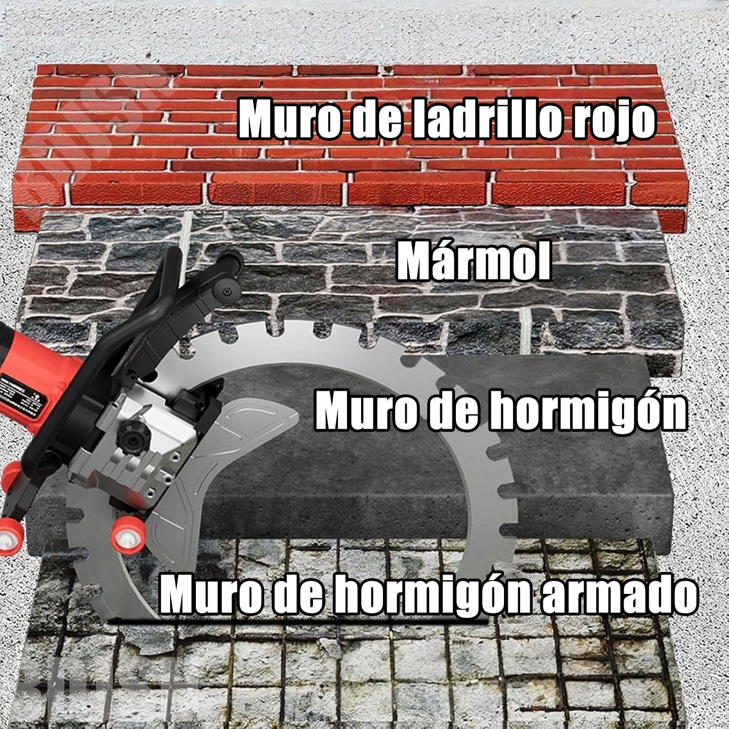 Sierra Eléctrica Para Hormigón Húmedo De 9800 W, Profundidad De Corte De 300mm, Con Sistema De Supresión De Polvo Con Alimentación De Agua, Máquina Ranuradora Para Mármol, Madera Y Porcelana