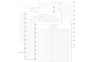 BetterNote Finance Plan Refill for Discbound Notebooks