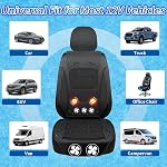Instant Cooling Car Seat Cover Front Seat with Vibration | Ventilated Car Seat Cushion, Anti Sweat Cooling Pad, 5 Quiet Turbo Fans, For Cars SUV Truck, Hot Summer Driving